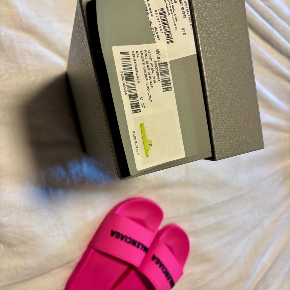 Balenciaga Fuchsia Sandals